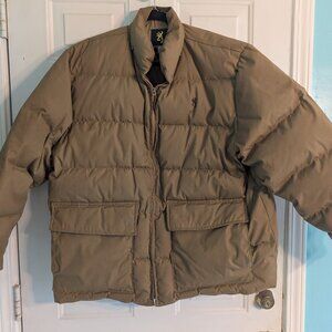 Browning DOWN filled Puffer coat -Great for outdoors / SOME stains